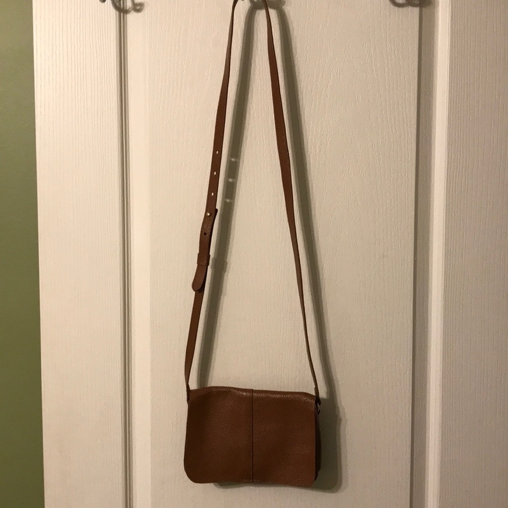 5 1/2” tall x 8” long x 1 1/2” wide strap 48” long